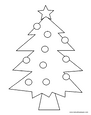 laminas para colorear dibujos de &aacute;rboles, arbolitos navide&ntilde;os para navidad 09